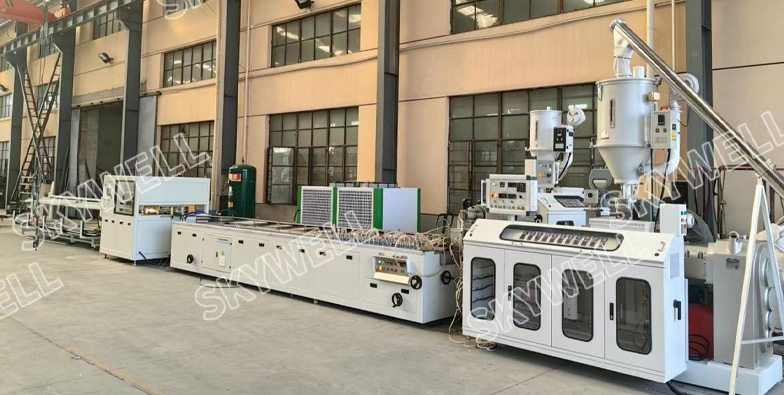 PE Wood Plastic Production Line