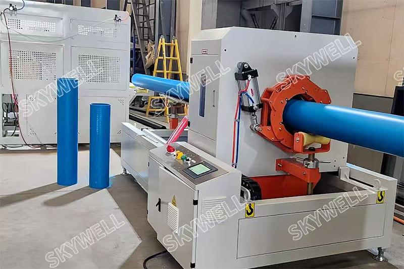 50- 250mm PVC Pipe Machine（Parallel Twin Screw Extruder） for our Saudi Arabia Customer
