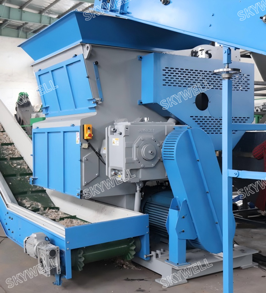 Double shaft shredder